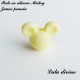 Perle en silicone ronde Mickey