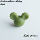 Perle en silicone ronde Mickey