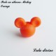 Perle en silicone ronde Mickey