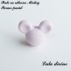 Perle en silicone ronde Mickey