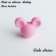 Perle en silicone ronde Mickey