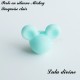 Perle en silicone ronde Mickey