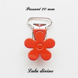 Pince fleur 20 mm Orange