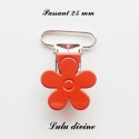 Pince fleur 25 mm Orange