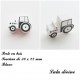 Perle en bois Tracteur