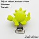 Clip silicone 20 mm Dinosaure