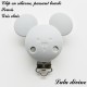 Clip silicone boucle Souris