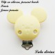 Clip silicone boucle Souris