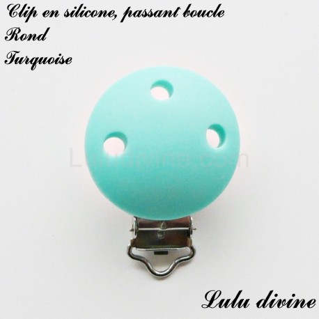 Clip silicone boucle Rond Ø 35 mm