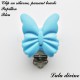 Clip silicone boucle Papillon