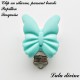 Clip silicone boucle Papillon