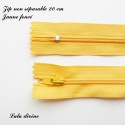 Fermeture éclair 20 cm Jaune foncé