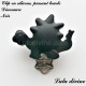 Clip silicone boucle Dinosaure