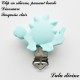 Clip silicone boucle Dinosaure