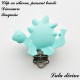 Clip silicone boucle Dinosaure