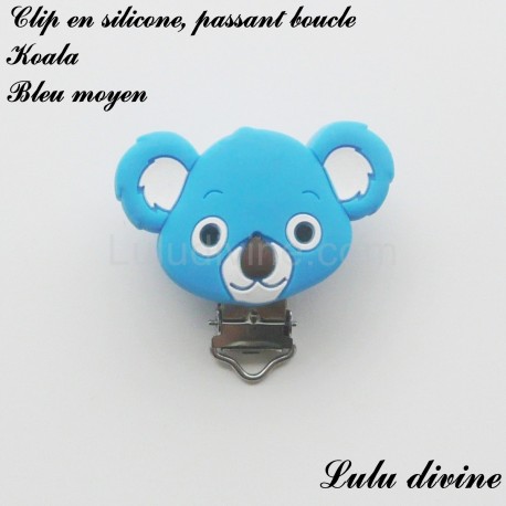 Clip silicone boucle Koala