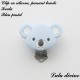 Clip silicone boucle Koala