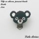 Clip silicone boucle Koala