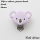 Clip silicone boucle Koala