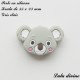 Perle en silicone Koala