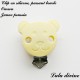 Clip silicone boucle Ourson