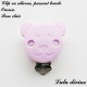 Clip silicone boucle Ourson