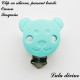 Clip silicone boucle Ourson