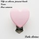 Clip silicone boucle Coeur