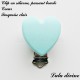 Clip silicone boucle Coeur