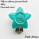 Clip silicone boucle Fleur