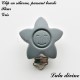 Clip silicone boucle Fleur