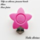 Clip silicone boucle Fleur