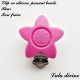 Clip silicone boucle Fleur