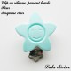 Clip silicone boucle Fleur