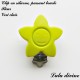 Clip silicone boucle Fleur