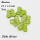 Bouton Papillon 16 x 13 mm 