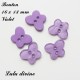 Bouton Papillon 16 x 13 mm 