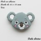 Perle en silicone Koala