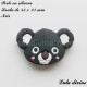 Perle en silicone Koala