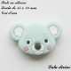 Perle en silicone Koala