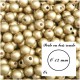 Perle en bois Ronde 12 mm (Lot de 30 perles)