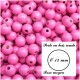 Perle en bois Ronde 12 mm (Lot de 30 perles)