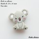 Perle en silicone Koala