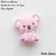 Perle en silicone Koala