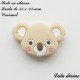 Perle en silicone Koala