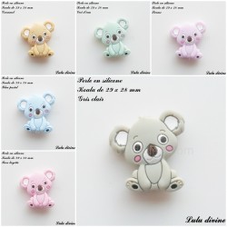 Perle en silicone Koala