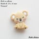 Perle en silicone Koala