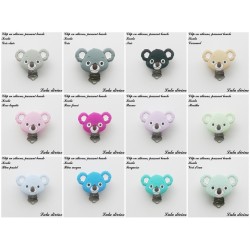 Clip silicone boucle Koala