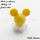 Perle en silicone ronde Gros Mickey